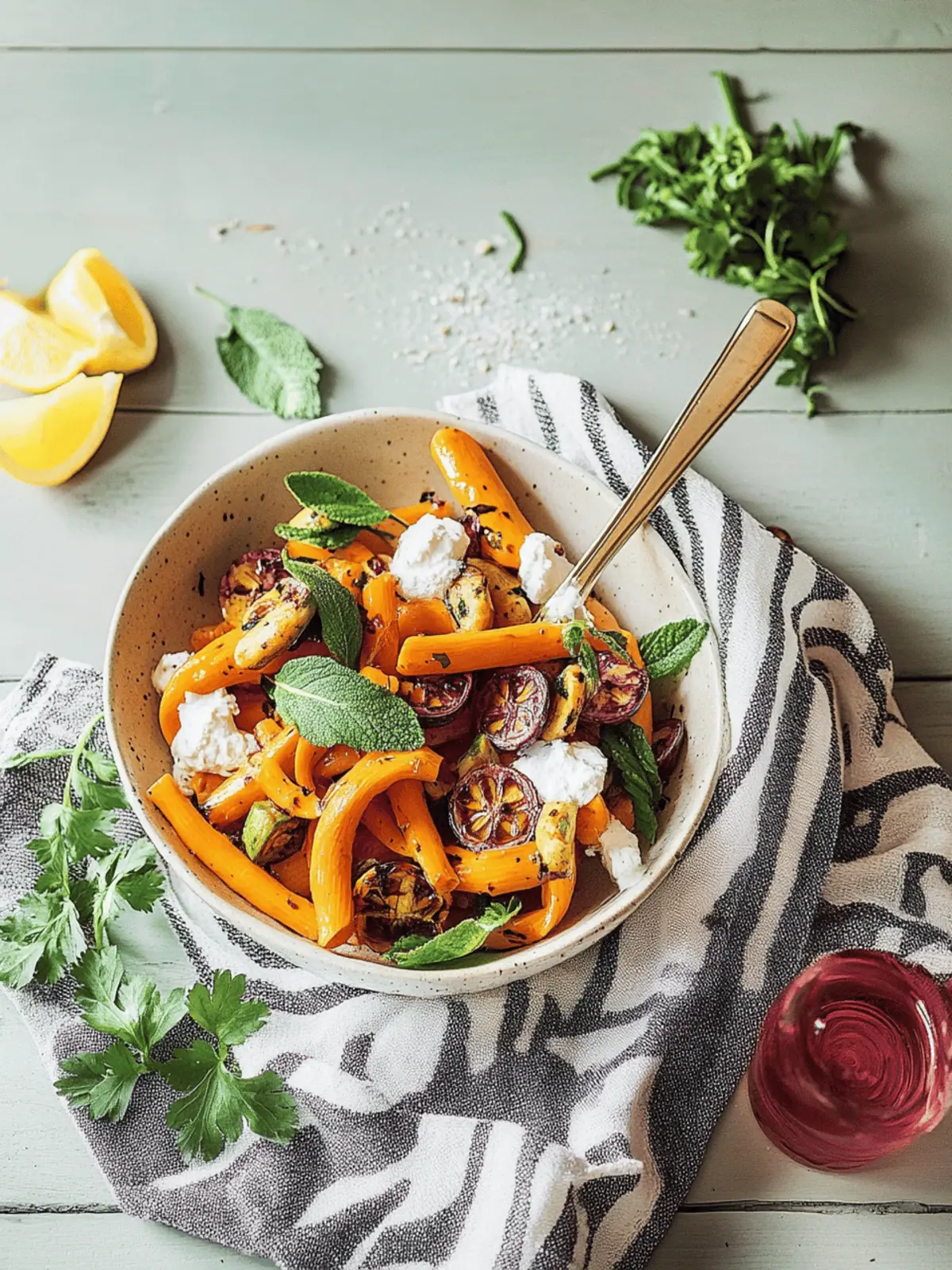 Warmer Karottensalat