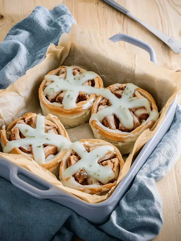 Saftige Apfel Zimtschnecken