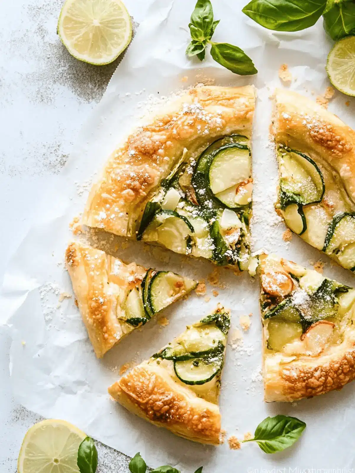 Zucchini-Galette mit Ricotta für den perfekten Genuss 4 Zucchini-Galette mit Ricotta