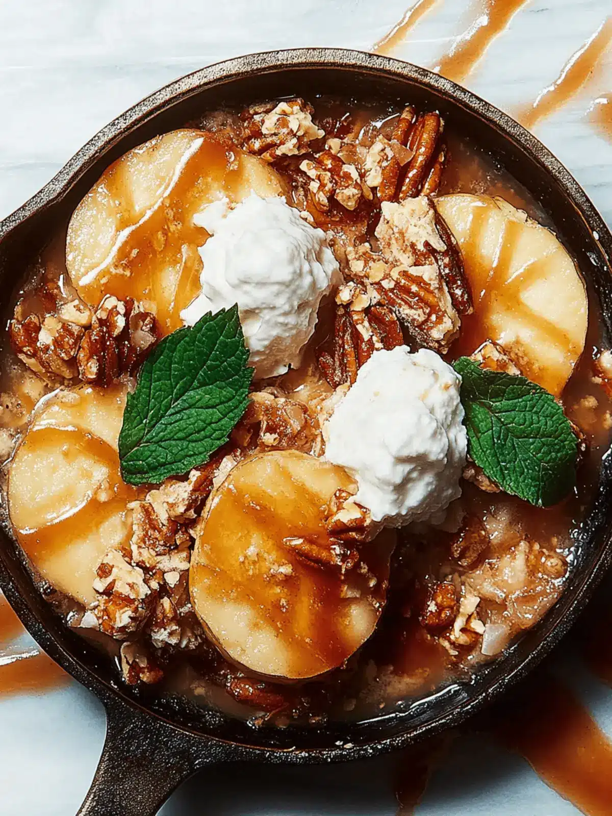 Saftiger Apfel-Crumble mit knusprigem Topping 3 Apfel-Crumble