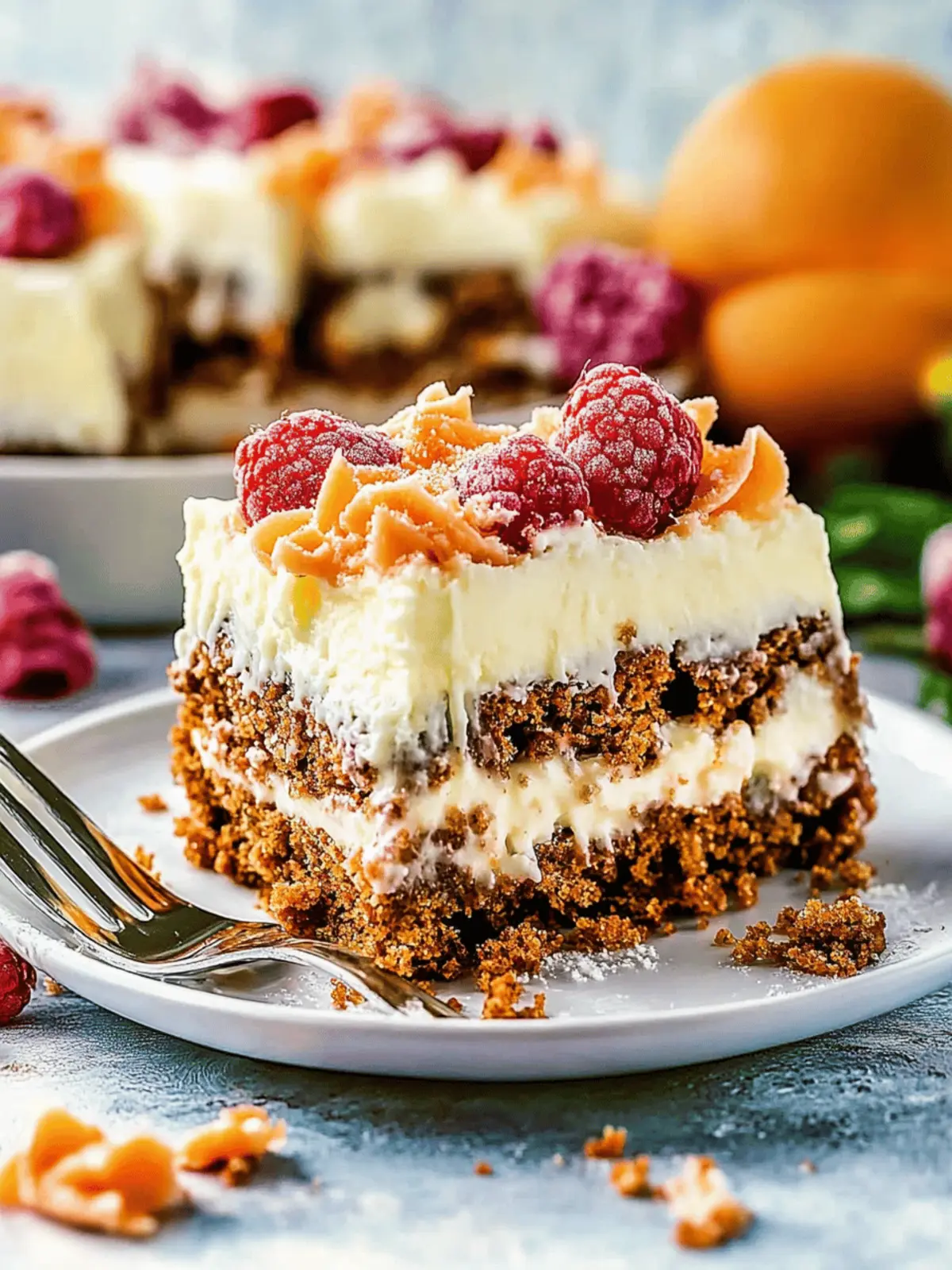 Schoko Karottenkuchen mit Frischkäse Frosting