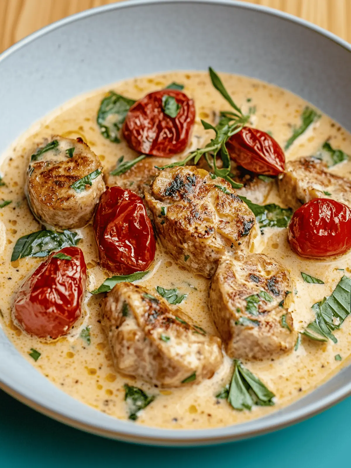 Heirate mich Tofu - cremig, vegan und glutenfrei 2 Heirate mich Tofu - vegan & glutenfrei (Tofu in Tomaten-Sahne-Sauce)