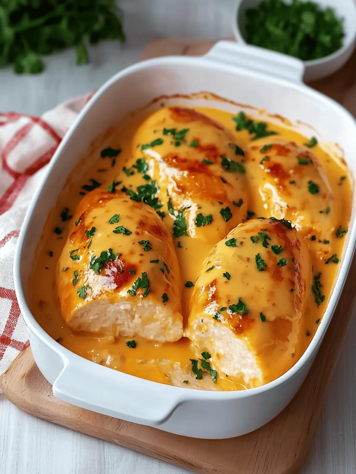 Hähnchenbrust in Frischkäse-Sauce