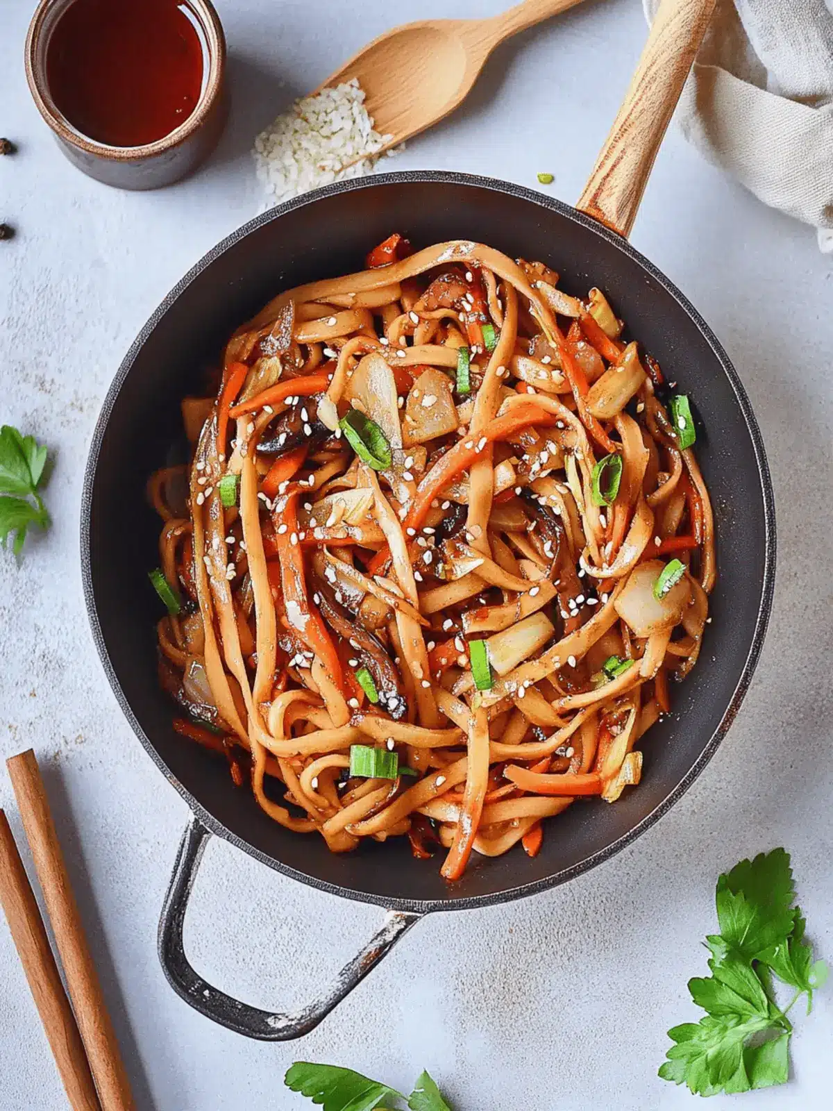 Fried Asia Noodles | Chinese Noodle Pan