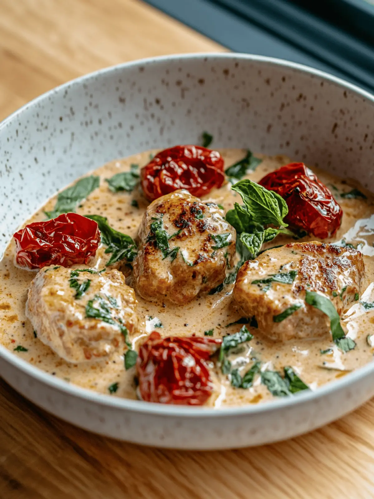 Heirate mich Tofu - cremig, vegan und glutenfrei 5 Heirate mich Tofu - vegan & glutenfrei (Tofu in Tomaten-Sahne-Sauce)