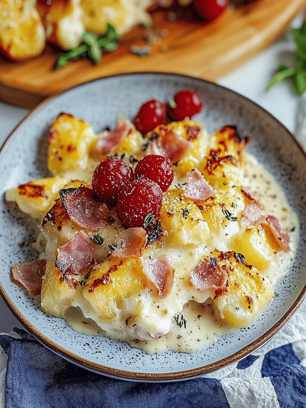 Carbonara Kartoffelauflauf