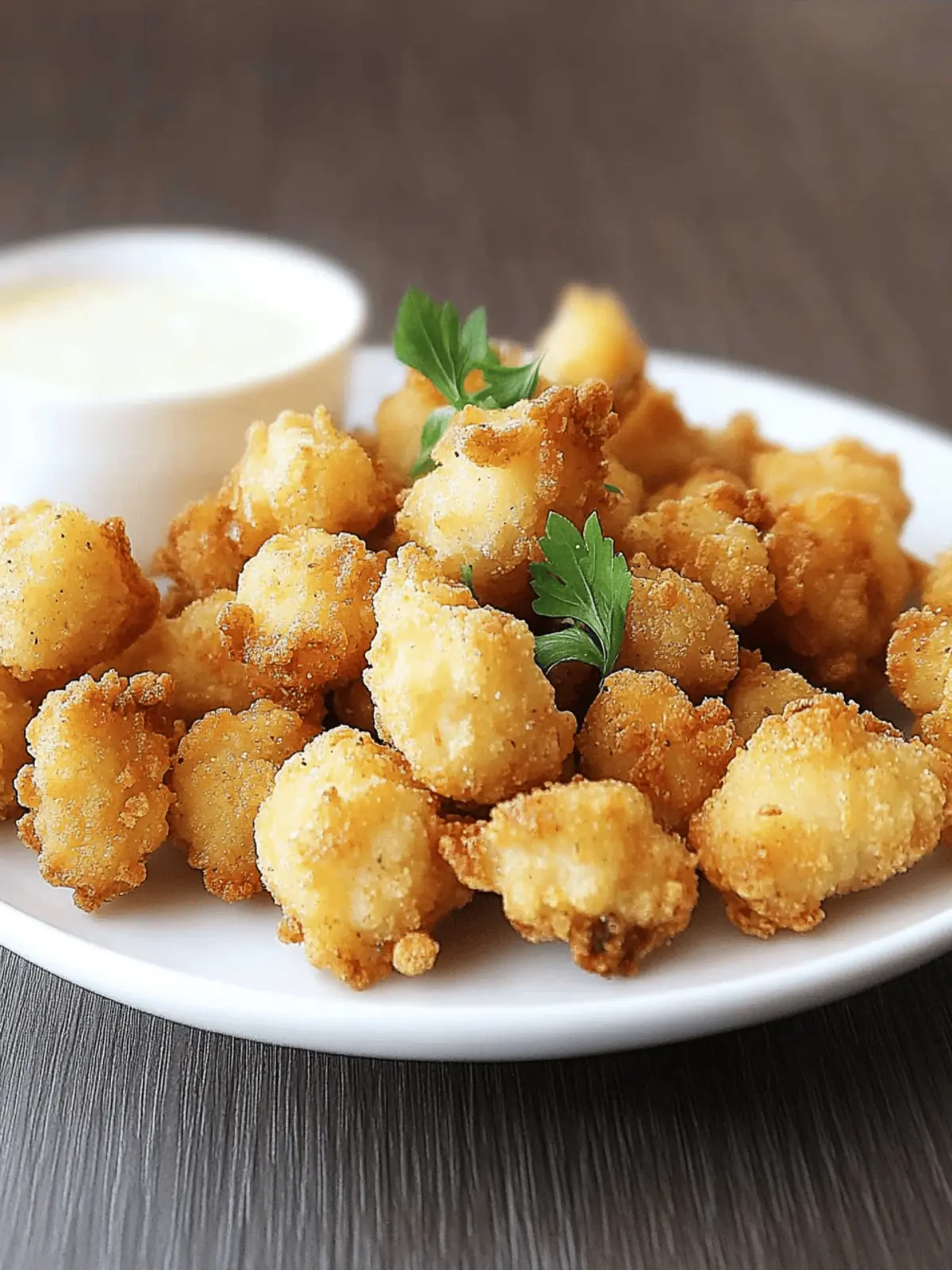 Krosse Blumenkohl Nuggets für jeden Snack-Liebhaber 2 Blumenkohl Nuggets