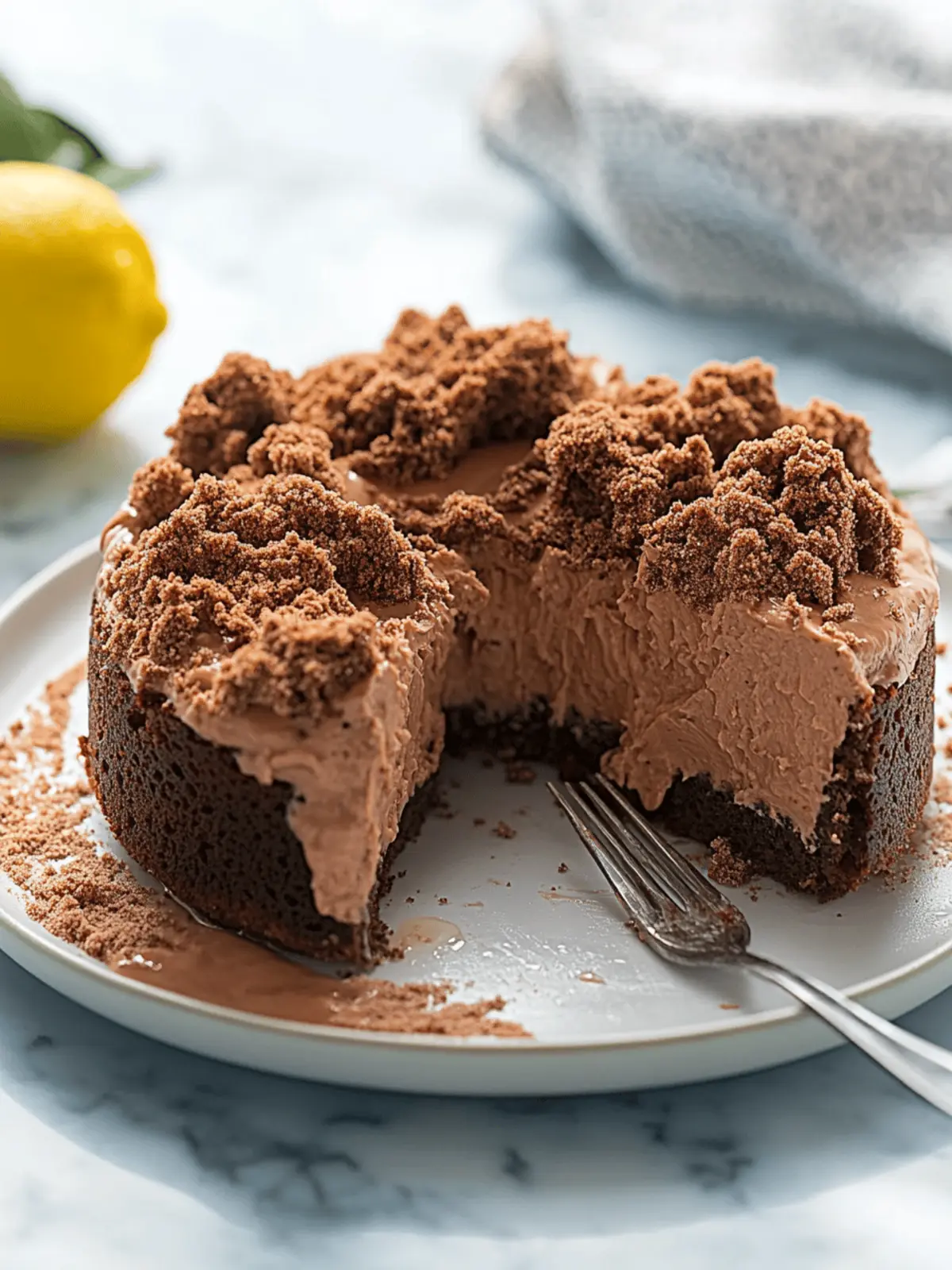 Bester Schoko Käsekuchen mit Streuseln: Ein Traumstück 2 Bester Schoko Käsekuchen mit Streuseln