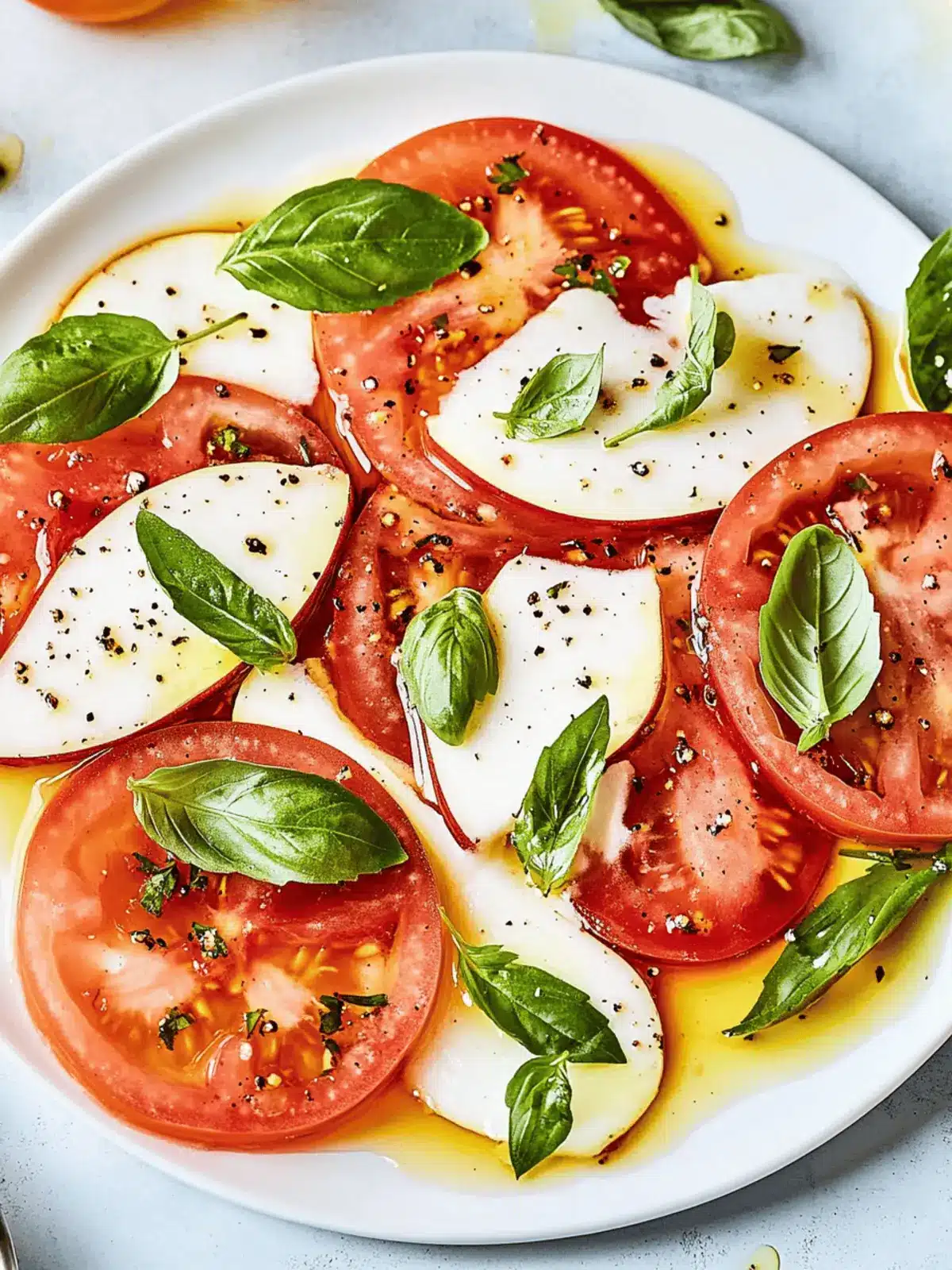 Frische Caprese-Salat für den perfekten Sommergenuss 2 Caprese-Salat