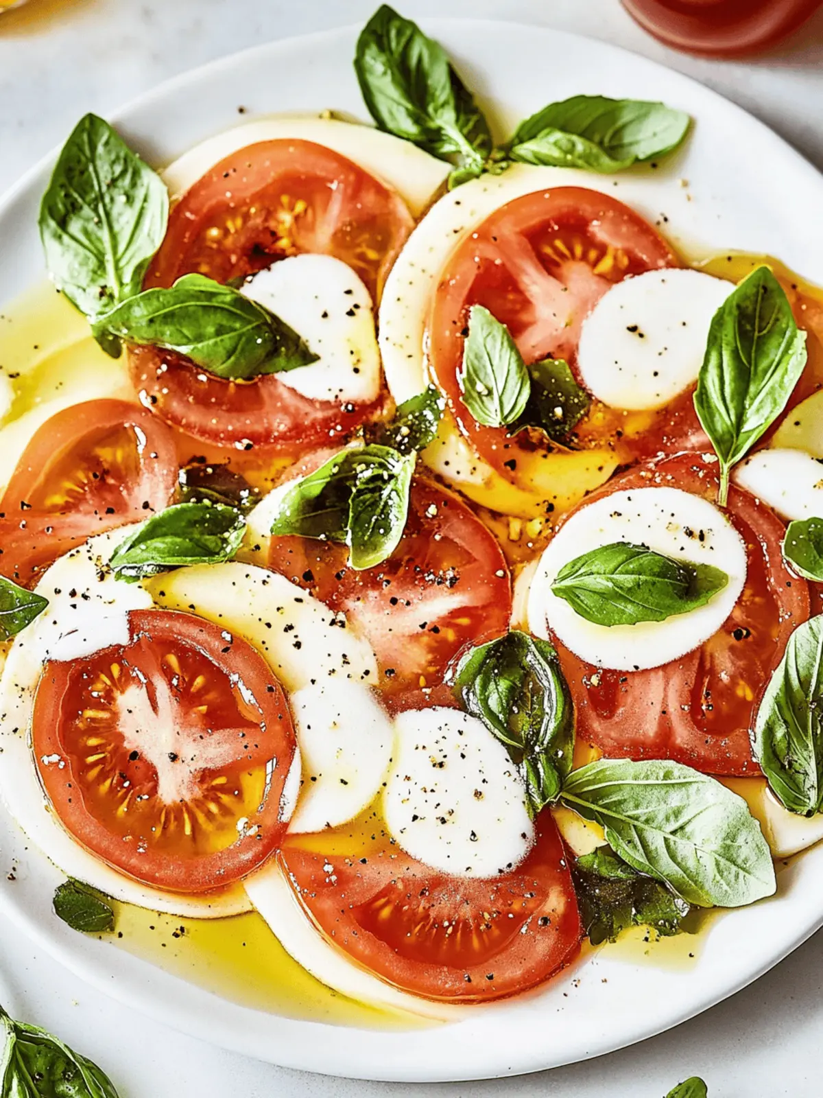 Frische Caprese-Salat für den perfekten Sommergenuss 4 Caprese-Salat