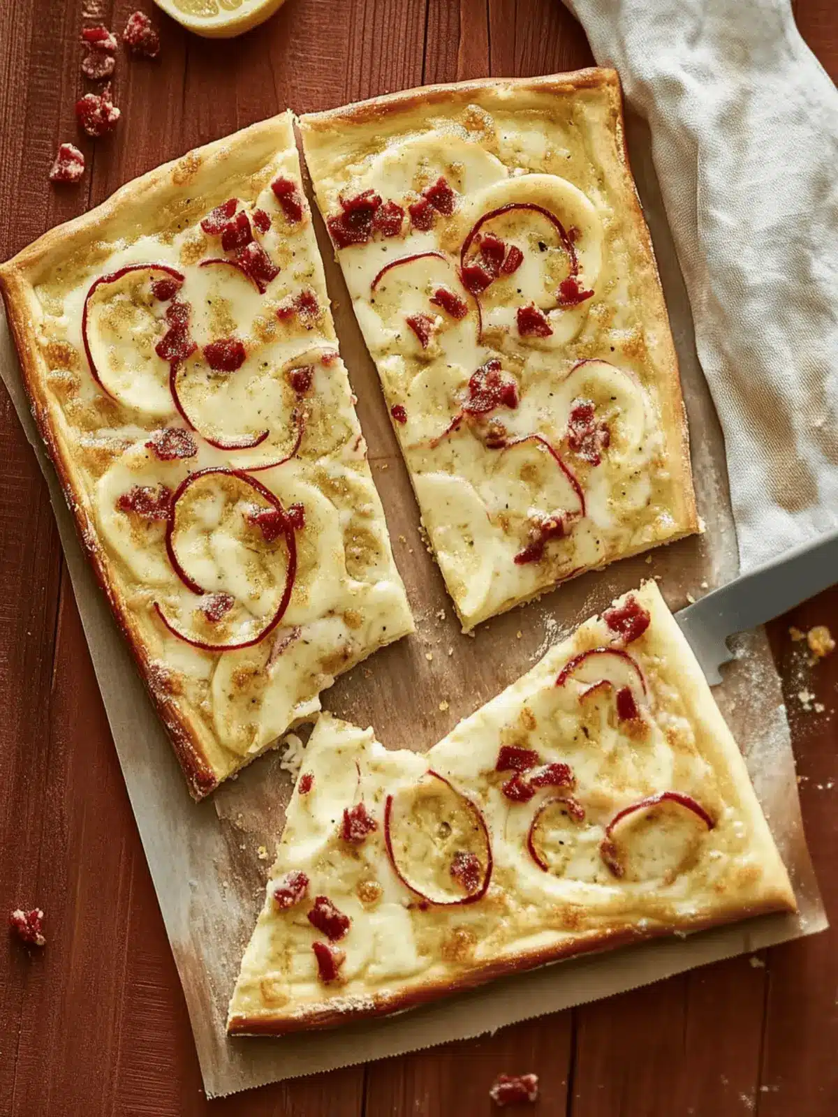 Flammkuchen mit Frühstücksspeck für dein Brunch-Highlight 5 Flammkuchen mit Frühstücksspeck