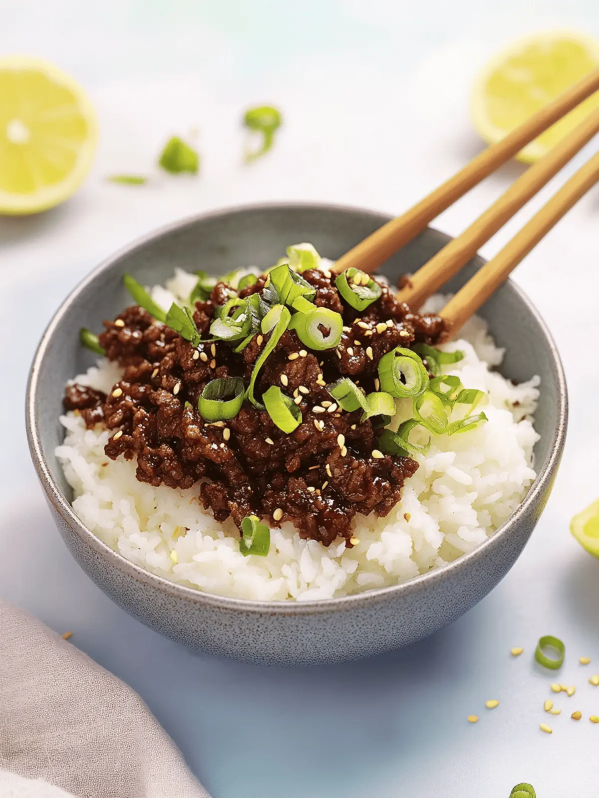 Einfaches Bulgogi mit Hackfleisch