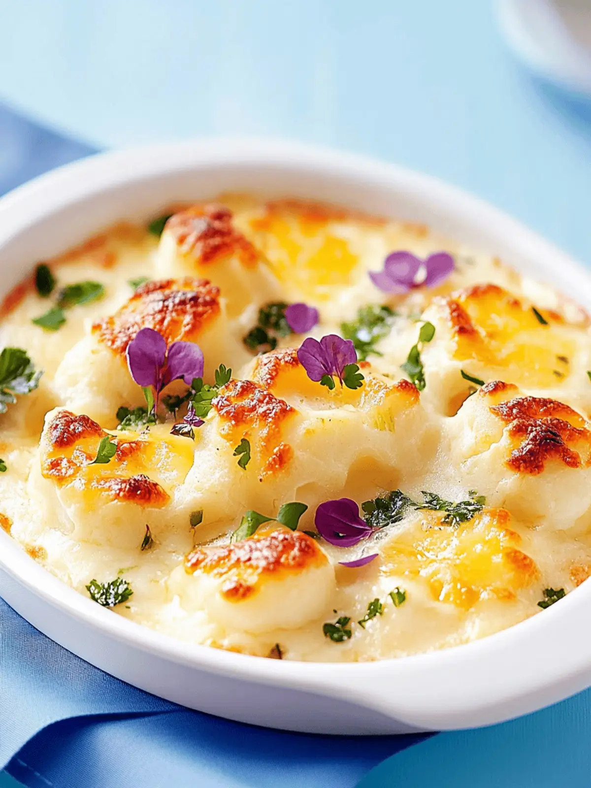 Blumenkohl-Gratin: Cremig und Gesund Genießen 3 Blumenkohl-Gratin