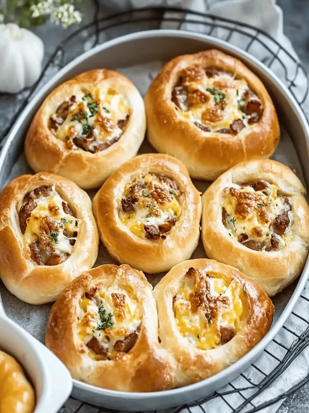 Frühstücksbrötchen mit Käse und Schinken für Genießer 3 Frühstücksbrötchen mit Käse und Schinken