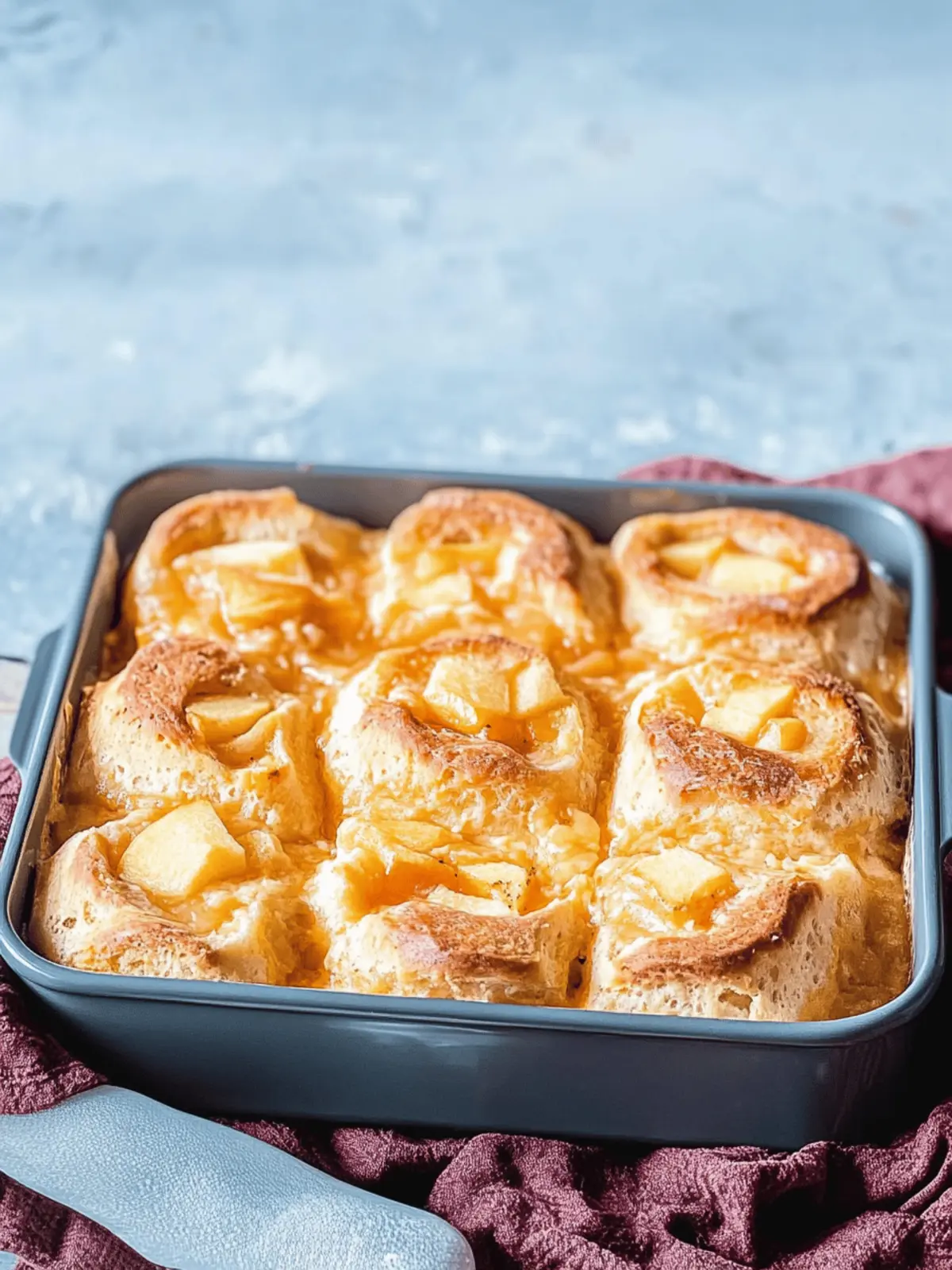 Pumpkin Cinnamon Rolls with Apple Filling