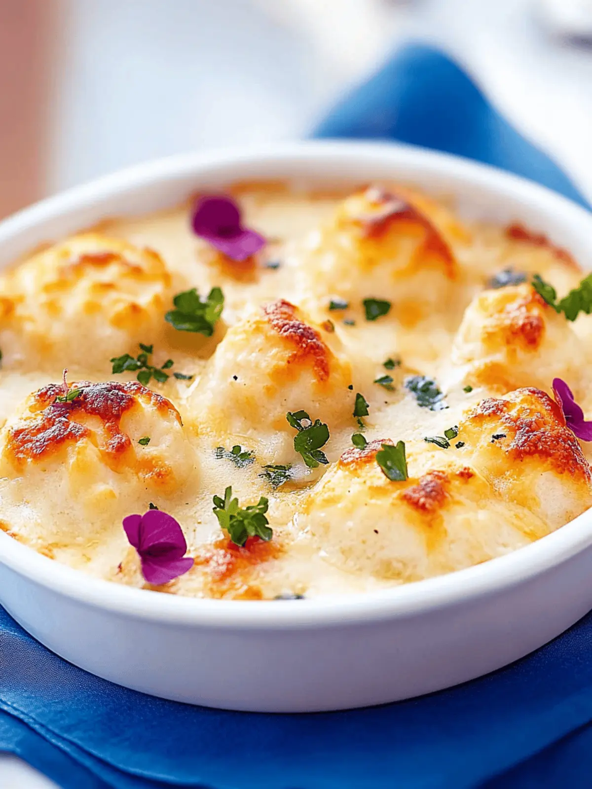 Blumenkohl-Gratin: Cremig und Gesund Genießen 5 Blumenkohl-Gratin