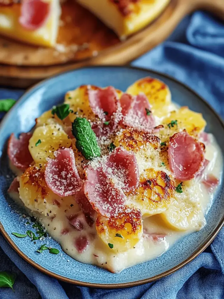 Carbonara Kartoffelauflauf