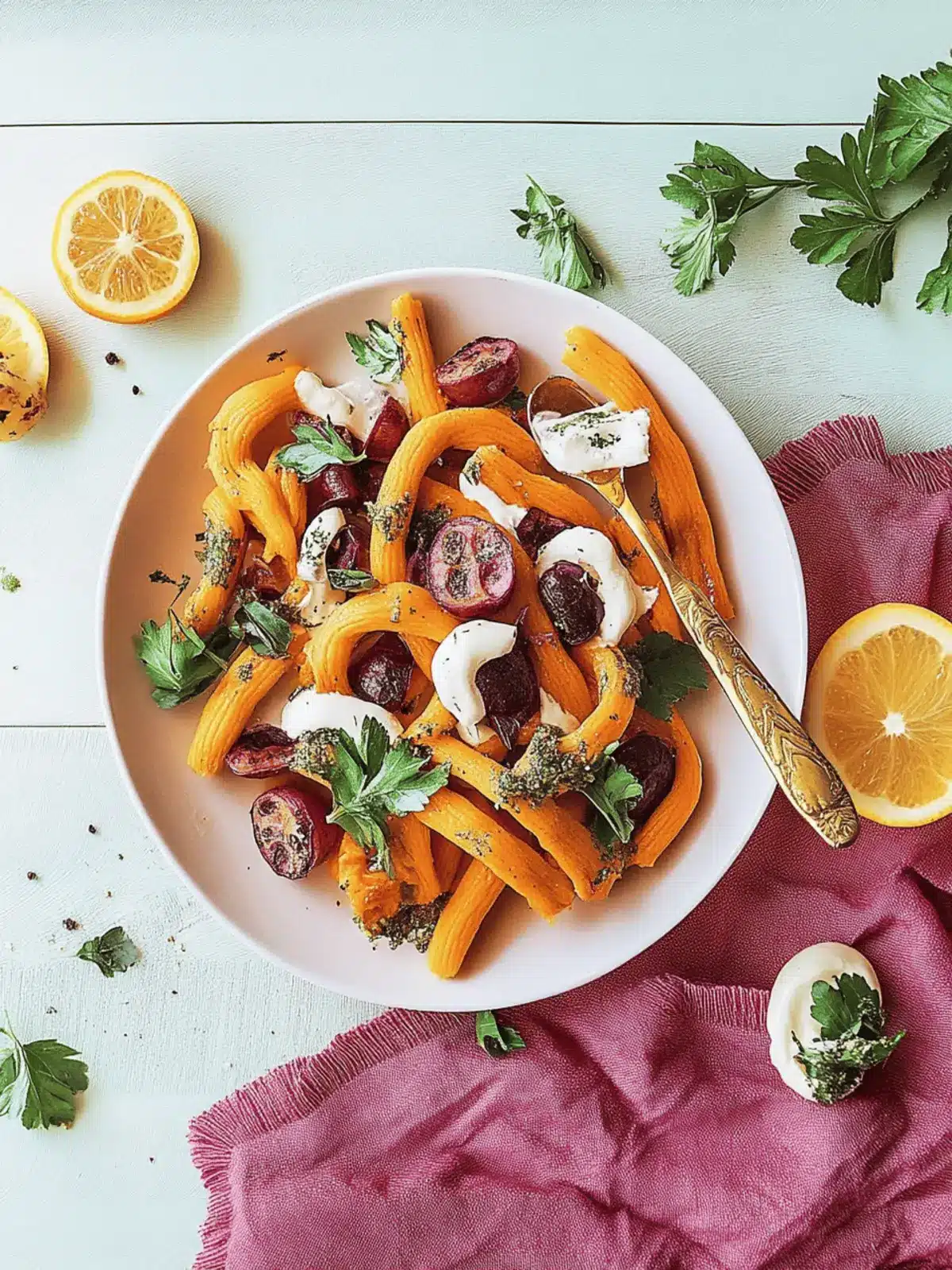 Warmer Karottensalat