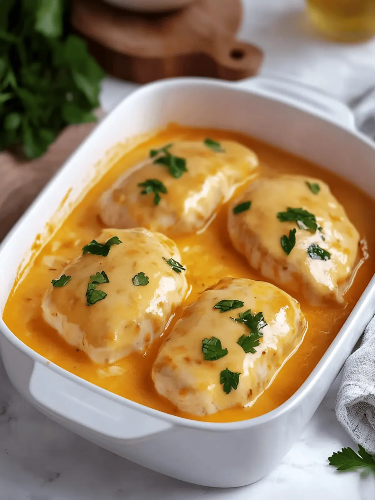 Hähnchenbrust in Frischkäse-Sauce