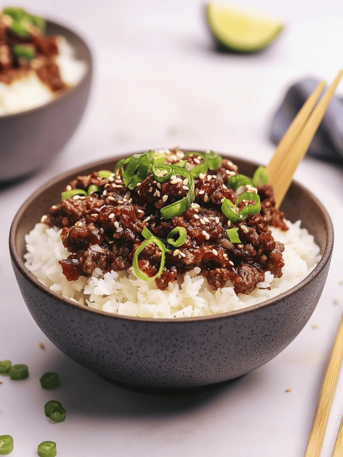 Einfaches Bulgogi mit Hackfleisch