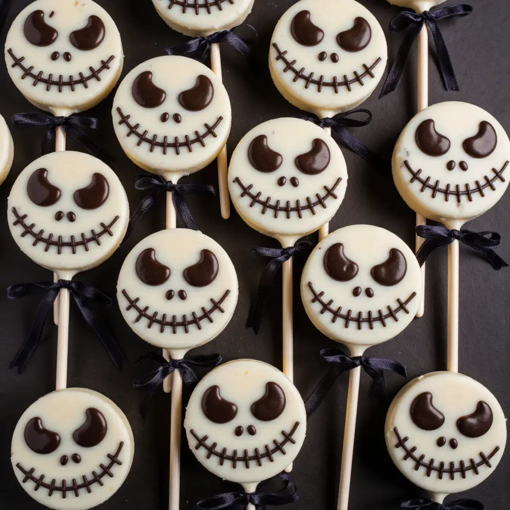 Jack Skellington Oreo Pops für die perfekte Halloween-Party