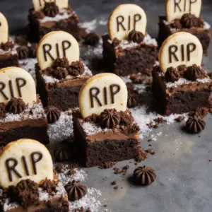 Friedhof Brownies für die perfekte Halloween-Party 2 Friedhof Brownies für die perfekte Halloween-Party