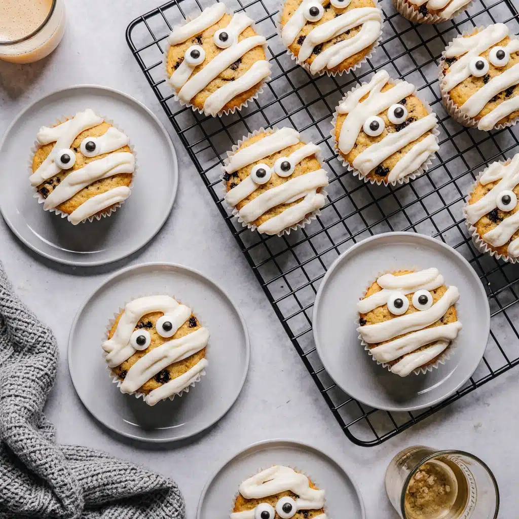 Halloween Mumien-Muffins ganz einfach selbst gemacht