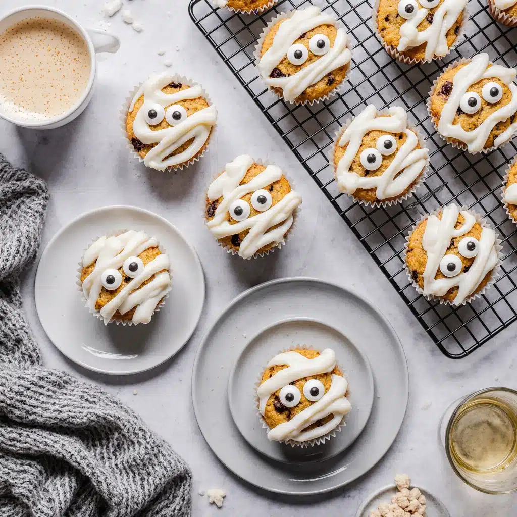 Halloween Mumien-Muffins ganz einfach selbst gemacht 2 Halloween Mumien-Muffins ganz einfach selbst gemacht