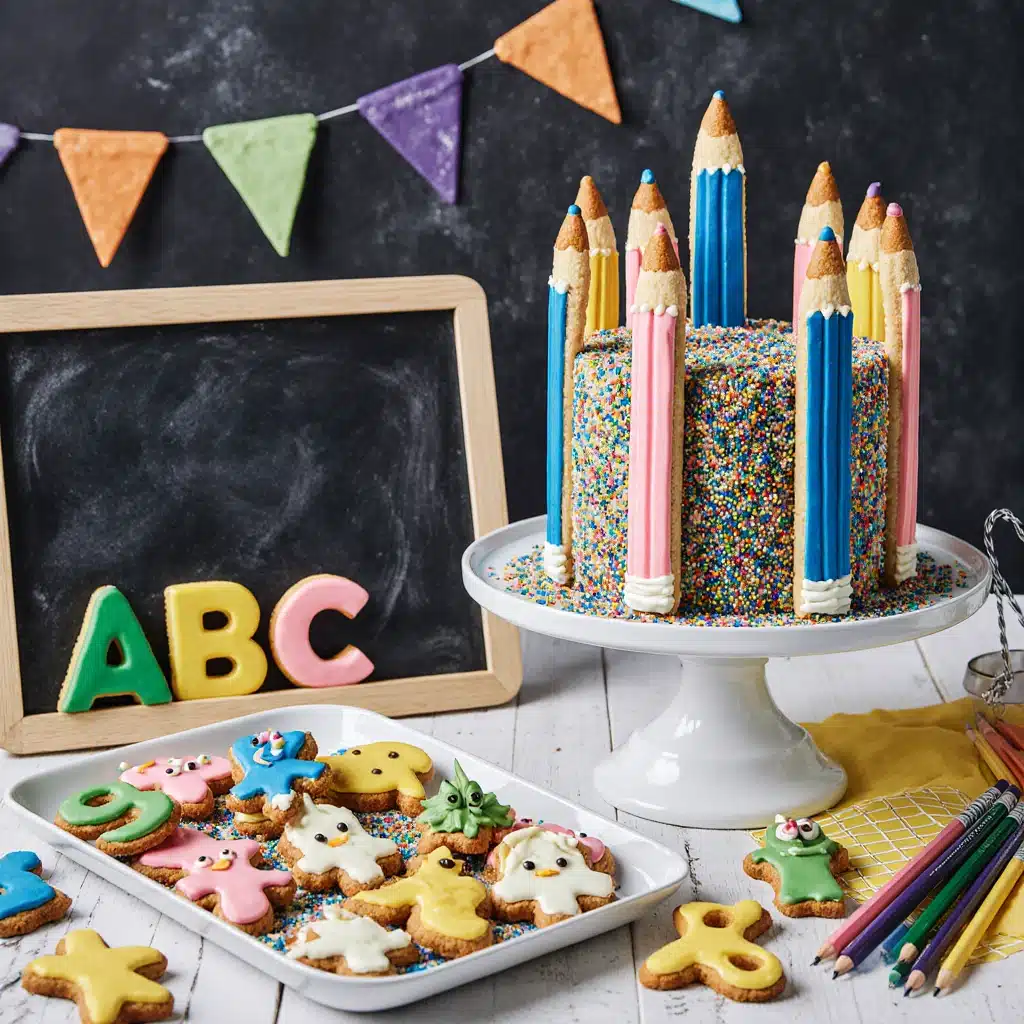 Rück-zur-Schule-Kuchen mit Bleistiftkeksen genussvoll backen
