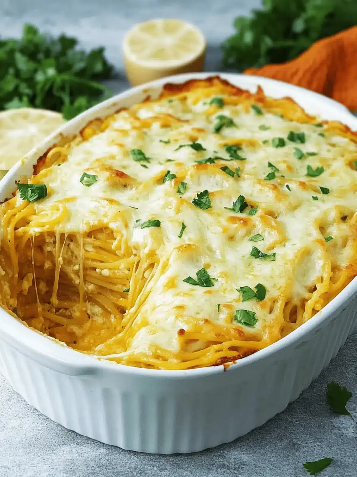 Leckerer Spaghetti Auflauf für die ganze Familie 3 Spaghetti Auflauf