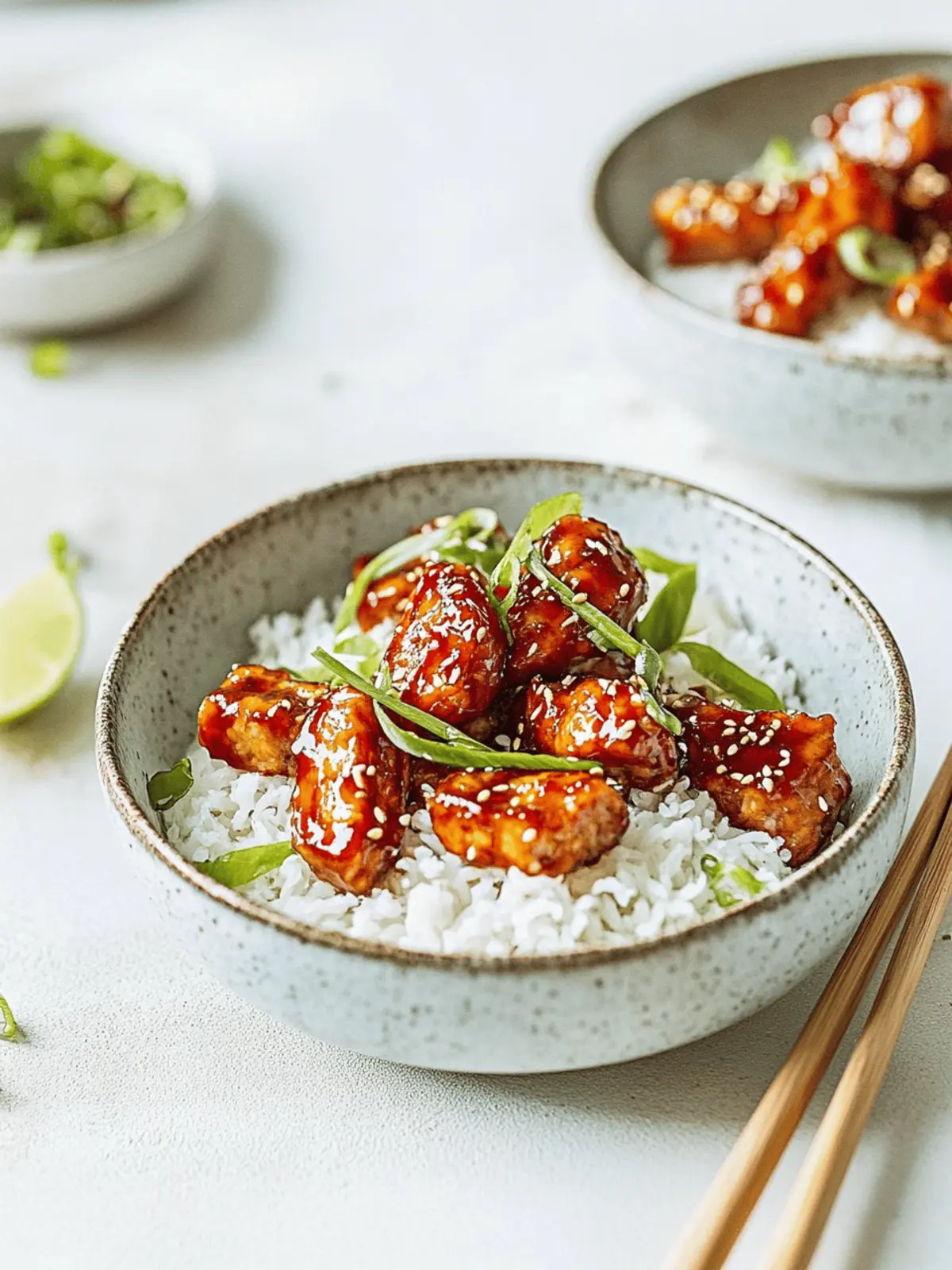 Honig BBQ Hähnchen Reis im One-Pan-Style 2 Honig BBQ Hähnchen Reis