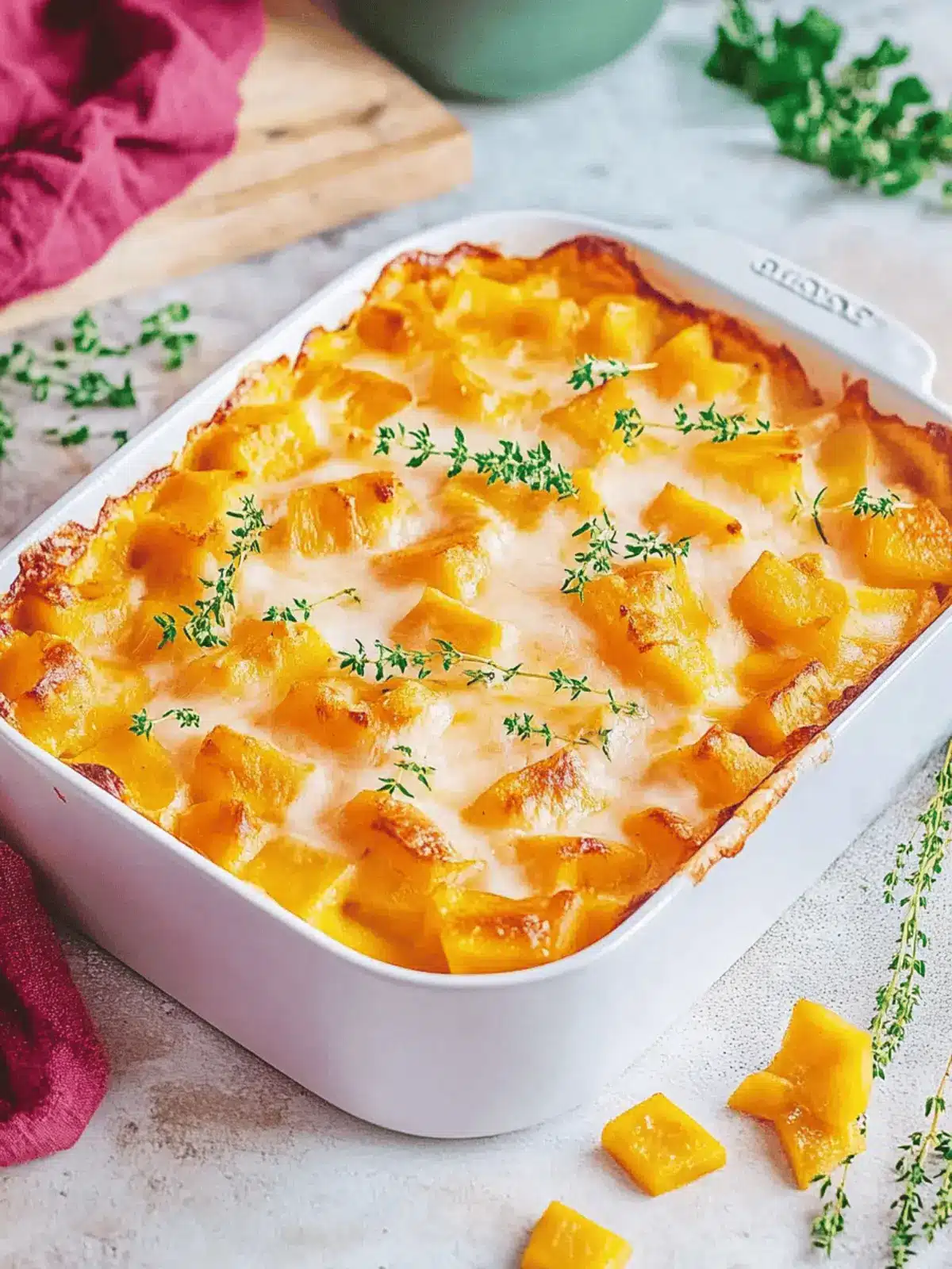 Butternut-Kürbis-Auflauf für gemütliche Abende 3 Butternut-Kürbis-Auflauf