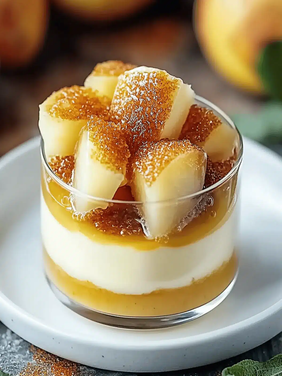 Bratapfel mit Vanillesoße