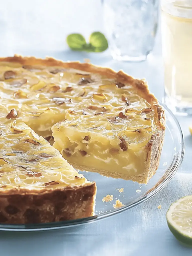 Juicy onion cake with yeast dough