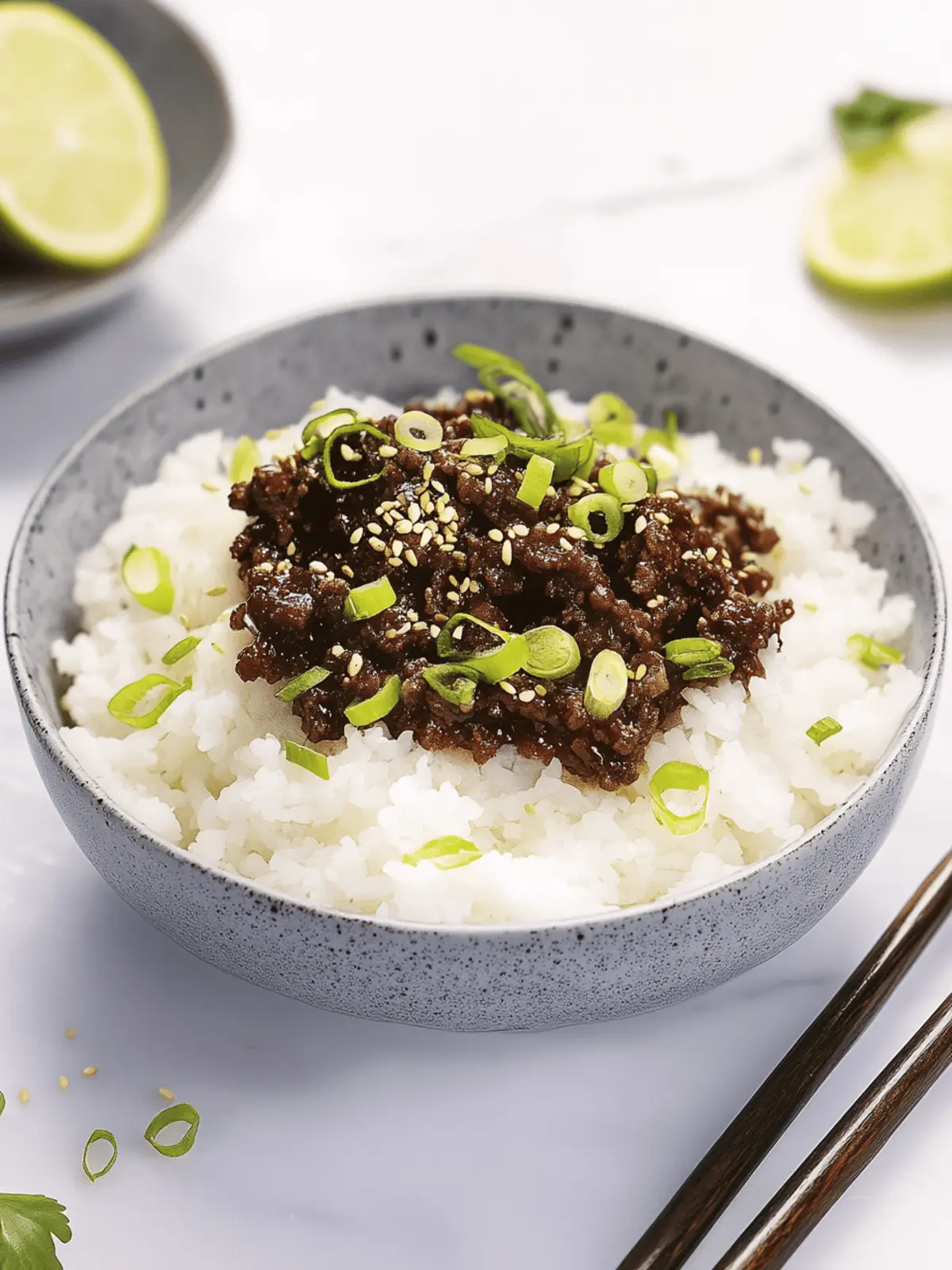 Einfaches Bulgogi mit Hackfleisch
