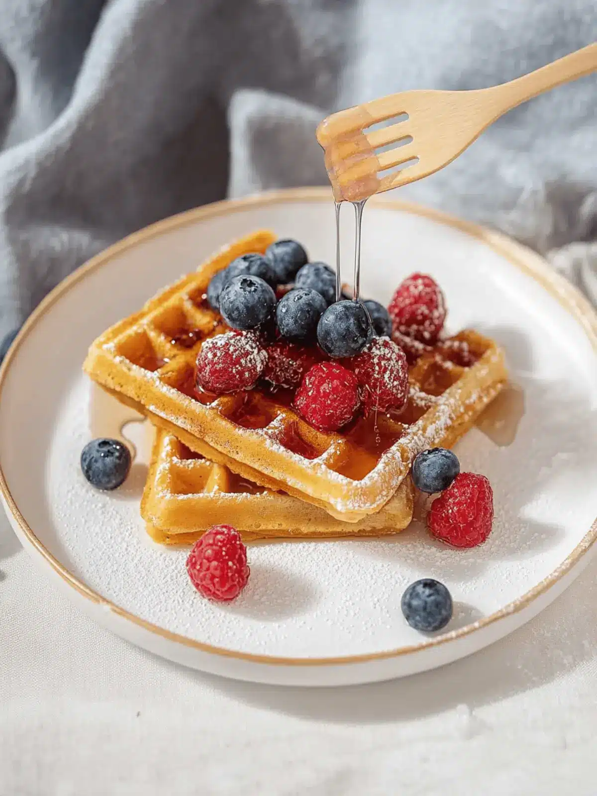 Fluffige kalorienarme Skyr-Waffeln ohne Zucker lecker genießen 2 Fluffige kalorienarme Skyr-Waffeln ohne Zucker