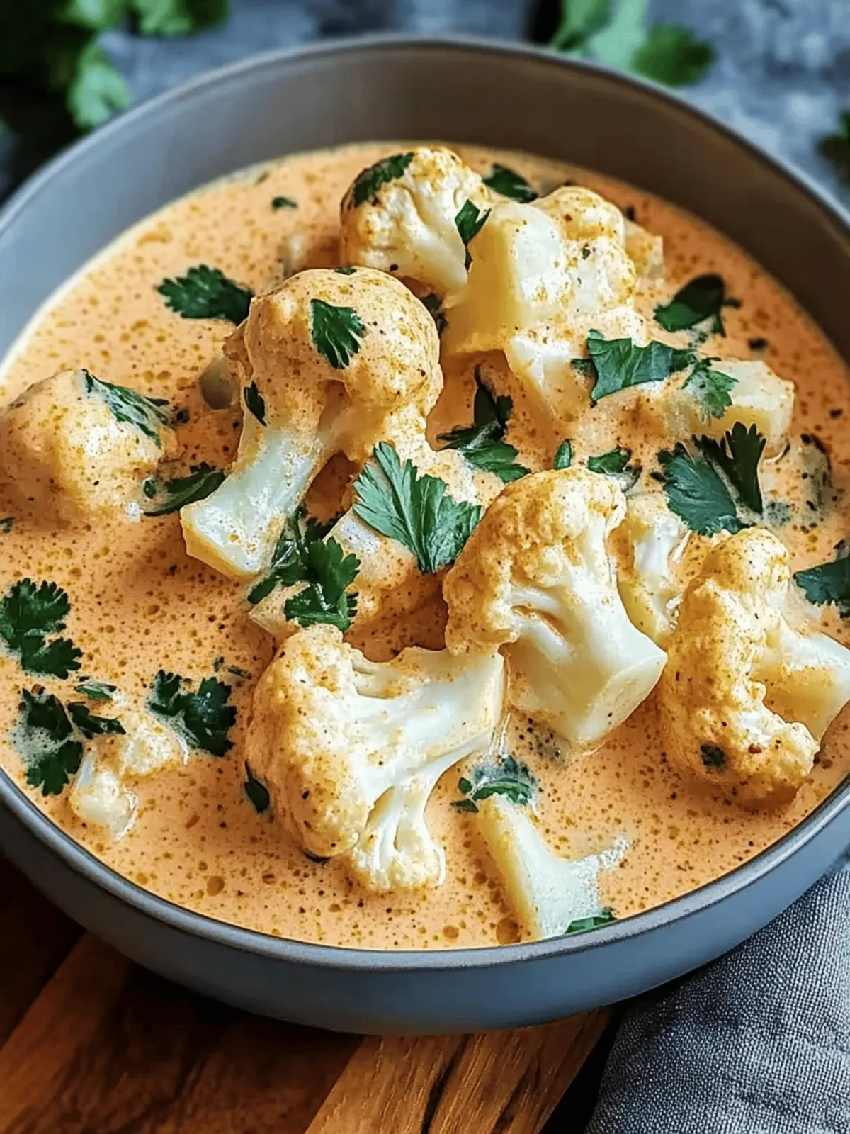 Cremiges Ofen-Blumenkohl-Curry für Genießer 2 Creamy cauliflower curry from the oven