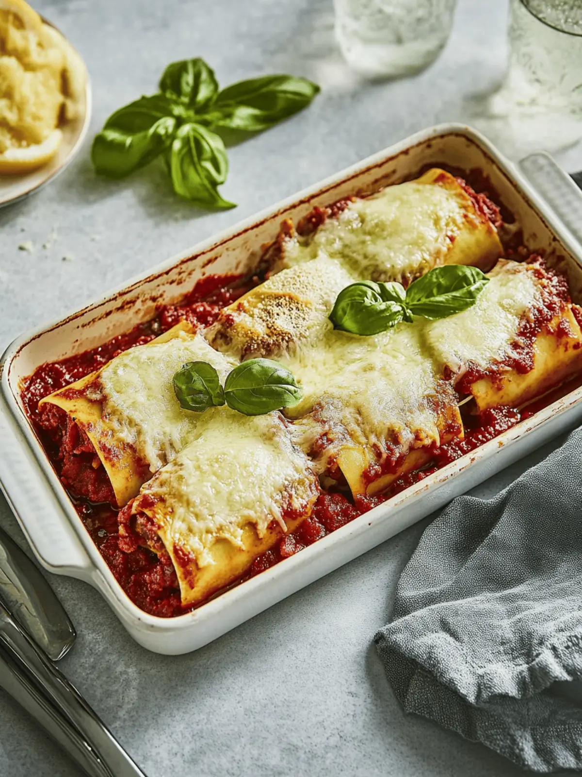 Cannelloni mit Hackfleischfüllung: Ein Genuss für die ganze Familie 5 Cannelloni with minced meat filling