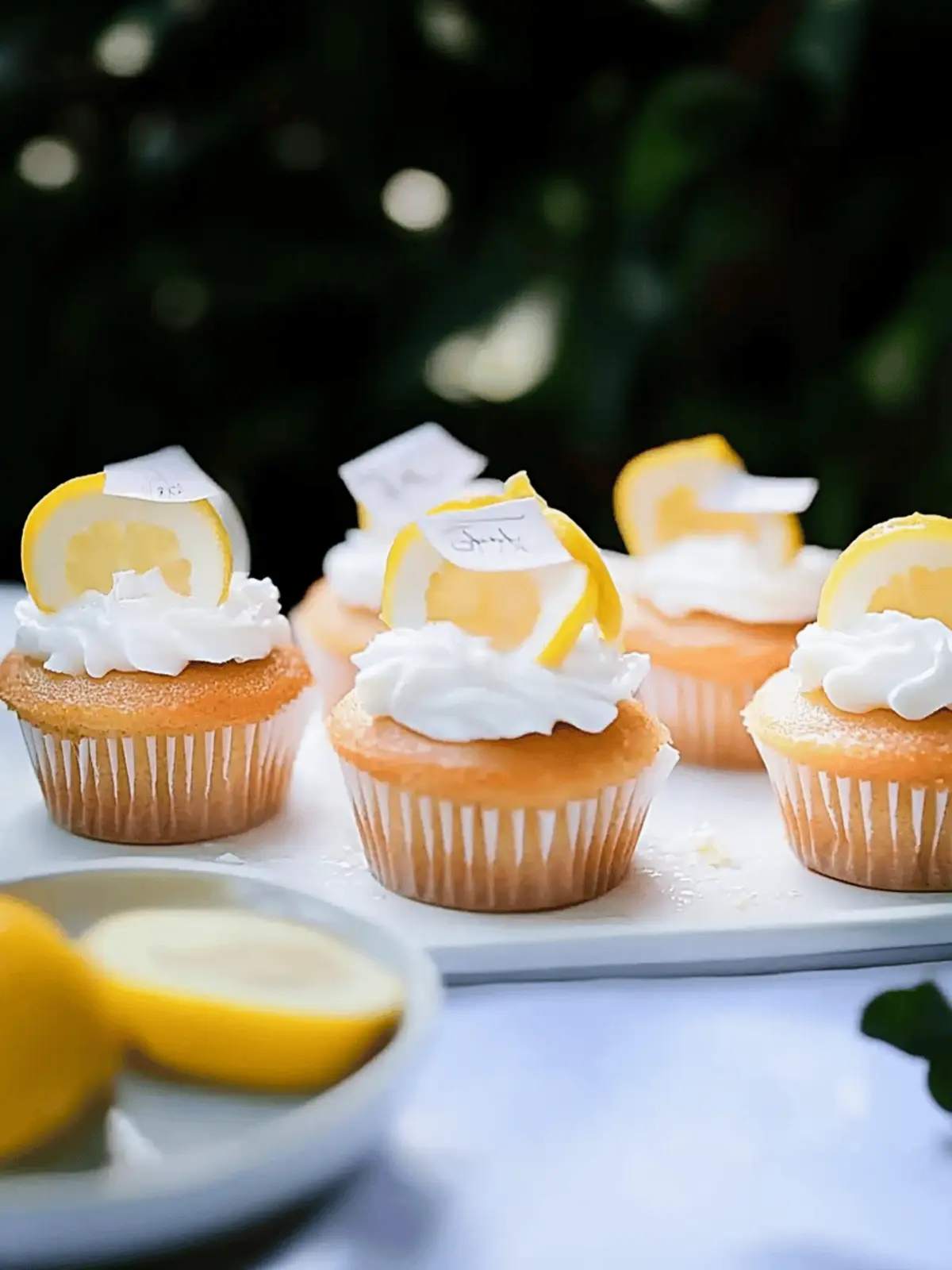 Vegane Zitronen-Cupcakes mit Weißer Schokoladen-Buttercreme 4 Vegane Zitronen-Cupcakes mit Weißer Schokoladen-Buttercreme