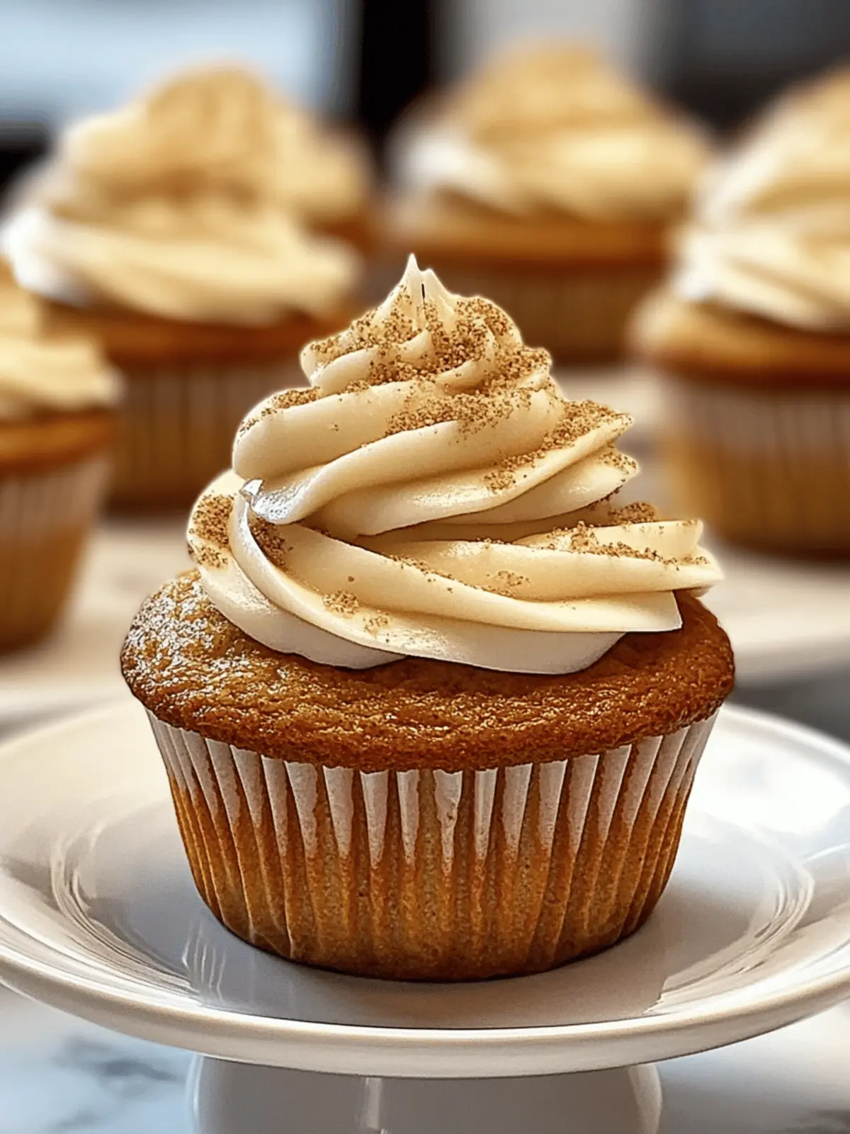 Kürbis Muffins mit Frischkäse-Frosting verwöhnen 4 Kürbis Muffins mit Frischkäse-Frosting genießen