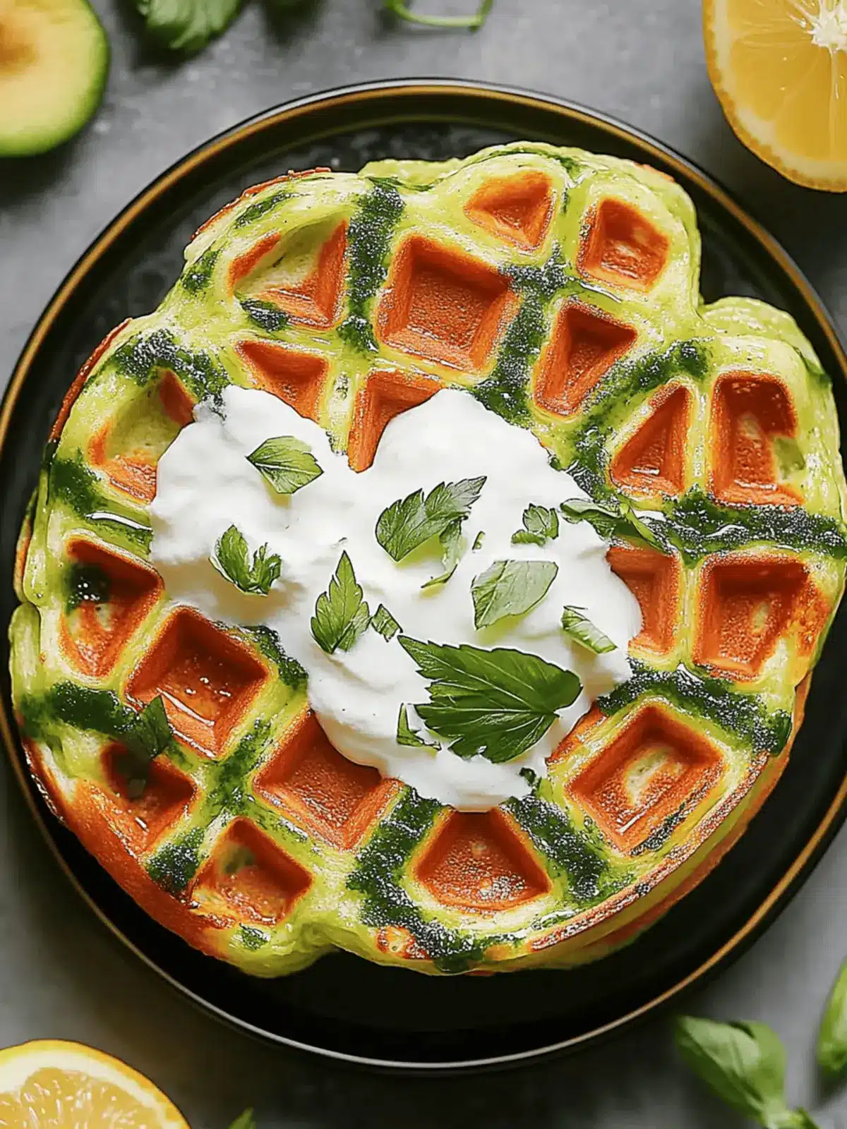 Zucchini Waffeln