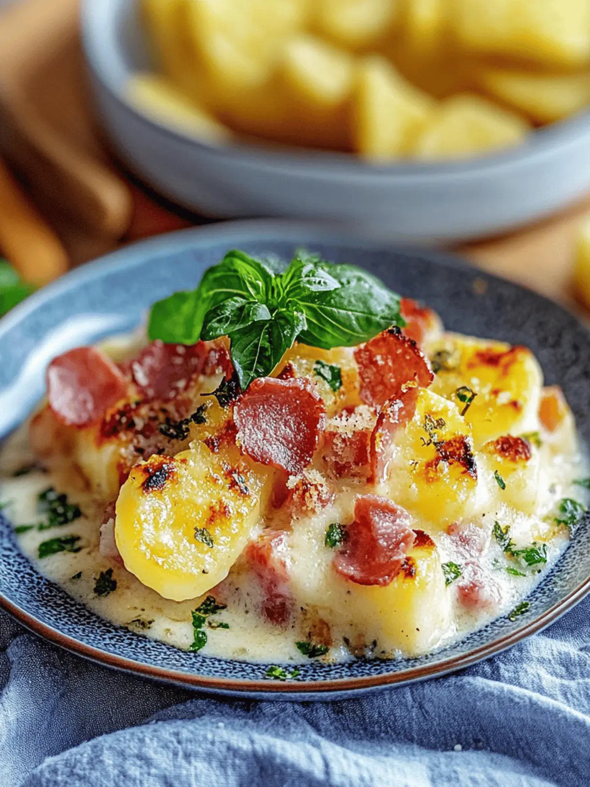 Carbonara Kartoffelauflauf