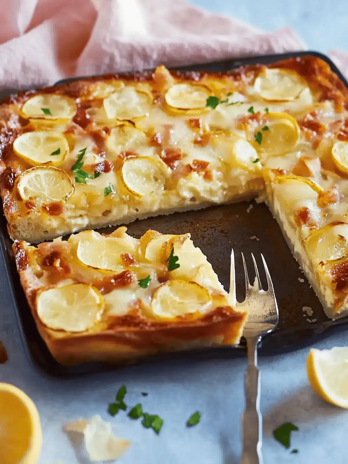 Zwiebelkuchen vom Blech