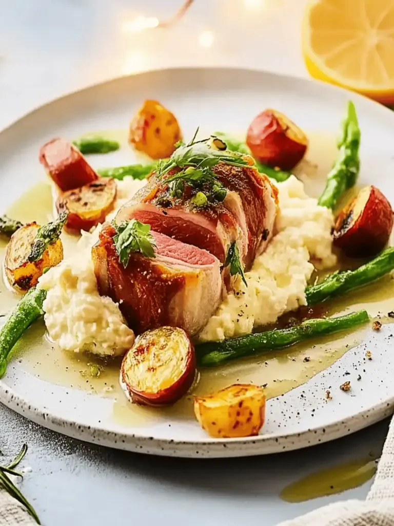 Schweinefilet à la Wellington im Kakao-Schinkenmantel