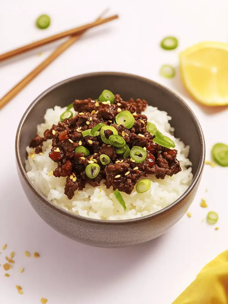 Einfaches Bulgogi mit Hackfleisch