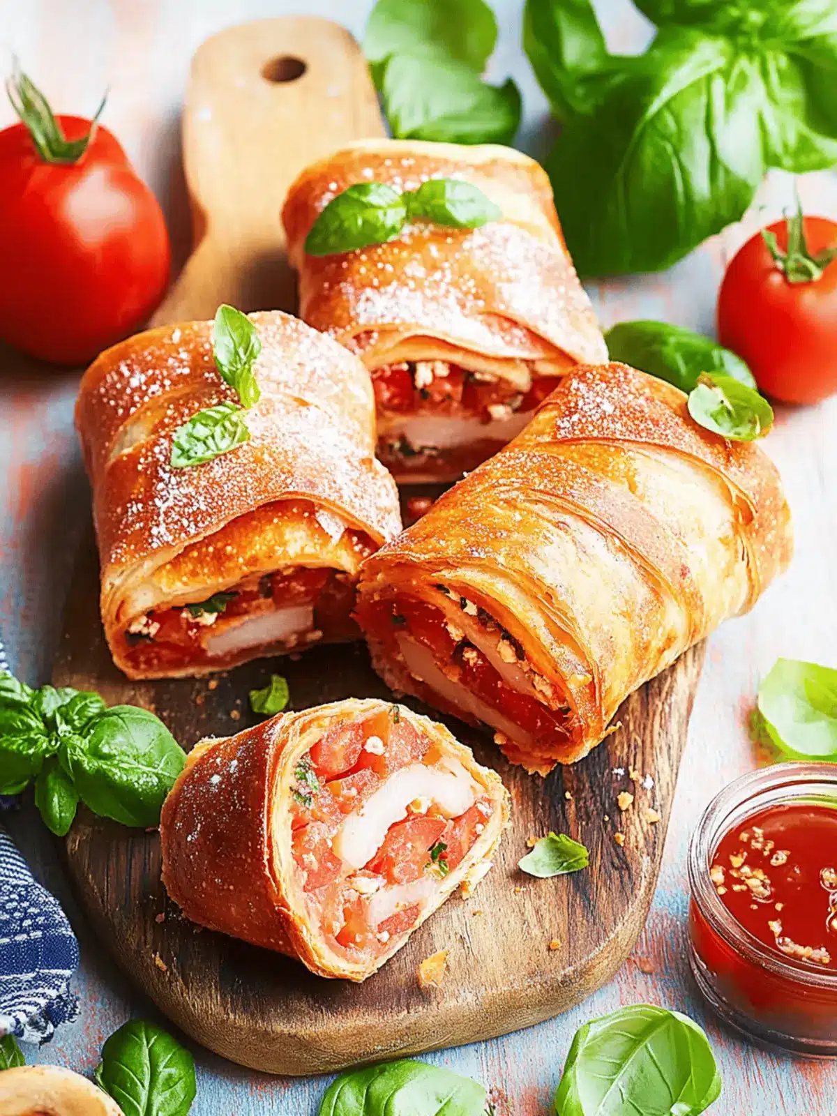 Gefüllte Pizzarolle – Der perfekte Snack für Zuhause 5 Gefüllte Pizzarolle