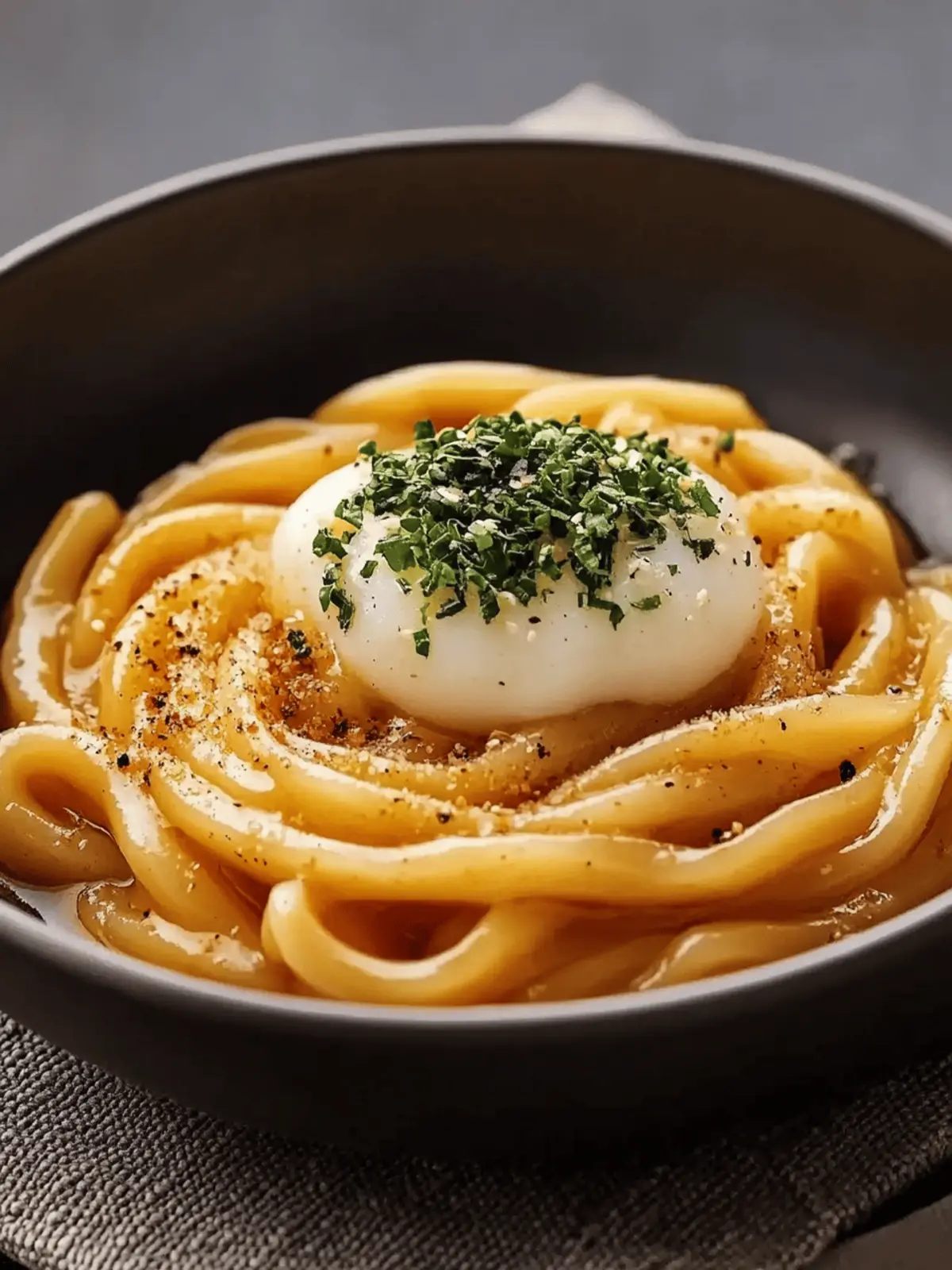 Cremige Umami Udon für ein schnelles Dinner 4 Cremige Umami Udon
