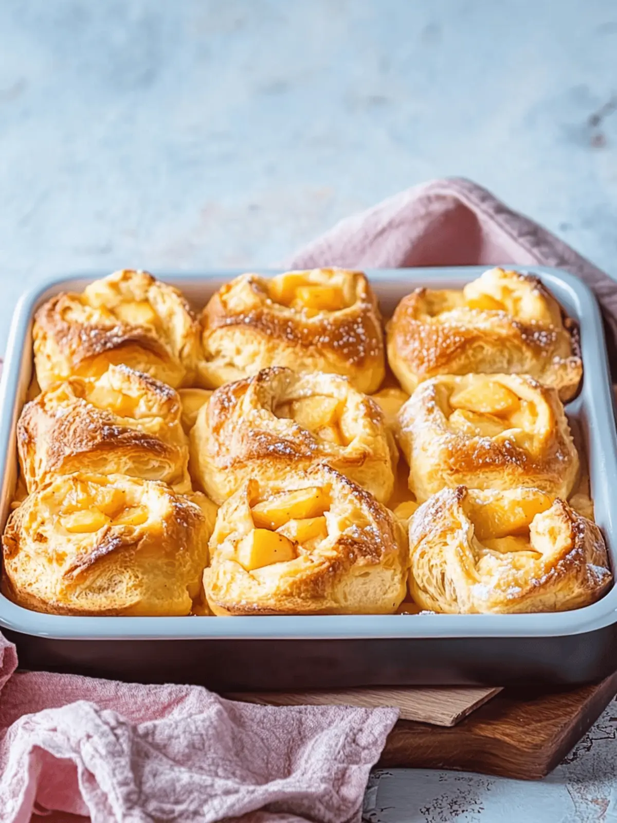 Pumpkin Cinnamon Rolls with Apple Filling