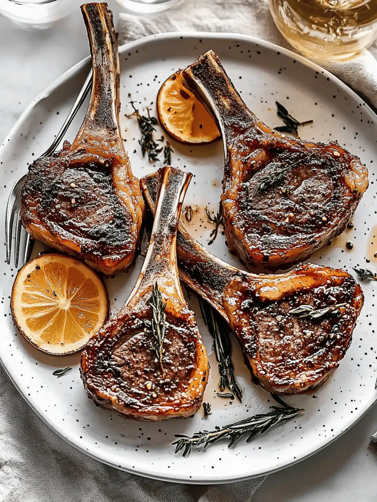 Knoblauch Rosmarin Gegrillte Lammkoteletts Genuss 2 Knoblauch Rosmarin Gegrillte Lammkoteletts