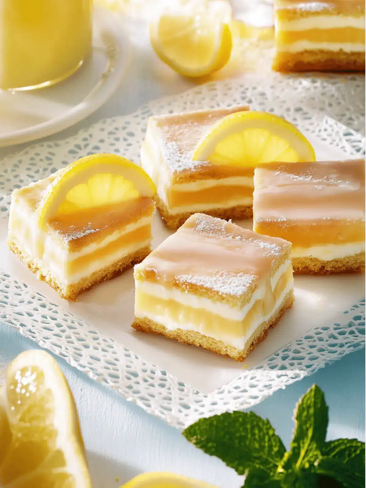 Himmlischer Zitronen-Butterkeks-Kuchen vom Blech 4 Heavenly Lemon Butter Biscuit Cake from the Tray